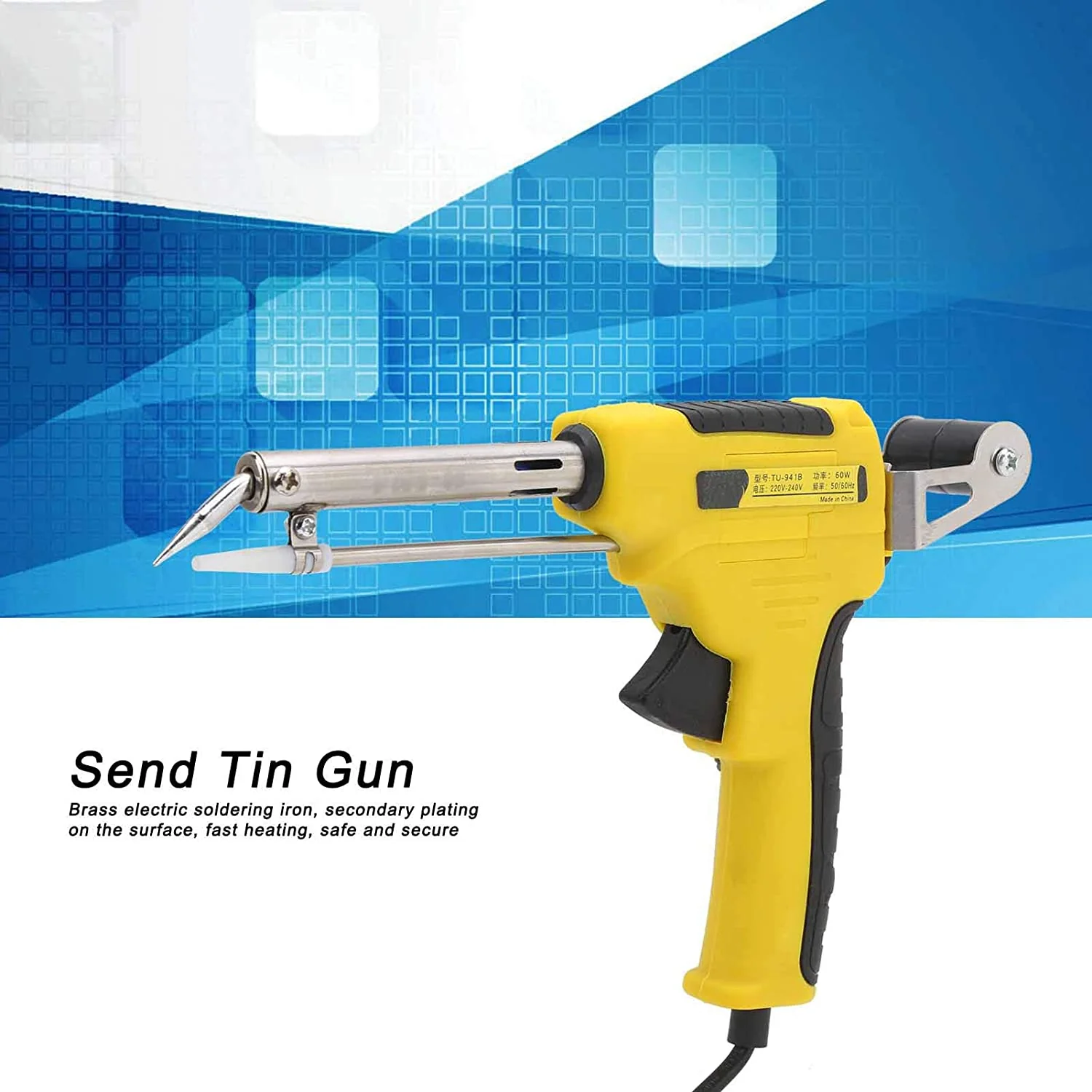 External Heating Send Tin Soldering Gun with Automatic Solder Feed - Image 7