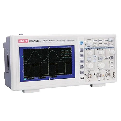 Uni-T UTD2052CL 50 MHz Digital Oscilloscope Analyser (DSO) 2 Channel 500Ms/s 7 inch TFT Display - Image 4