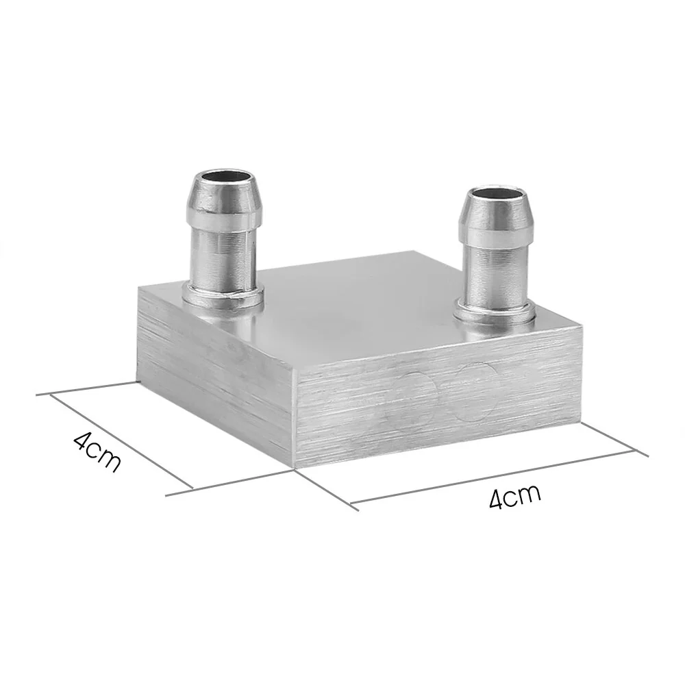 Upward Nozle Aluminium Water Cooling Block/Container/Head/Plate for CPU Radiator HeatSink and DIY projects - Image 4