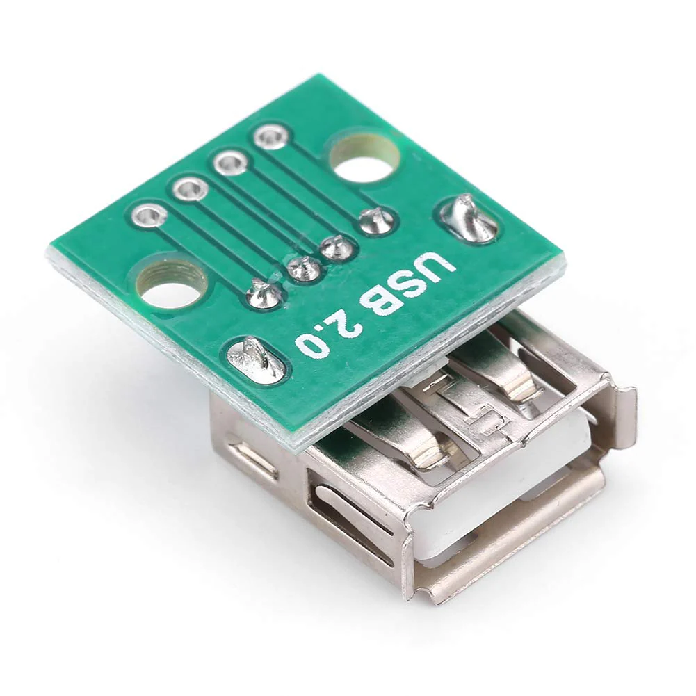 USB Female to 2.54mm Breakout Board with Direct 4P Adapter Board - Image 3