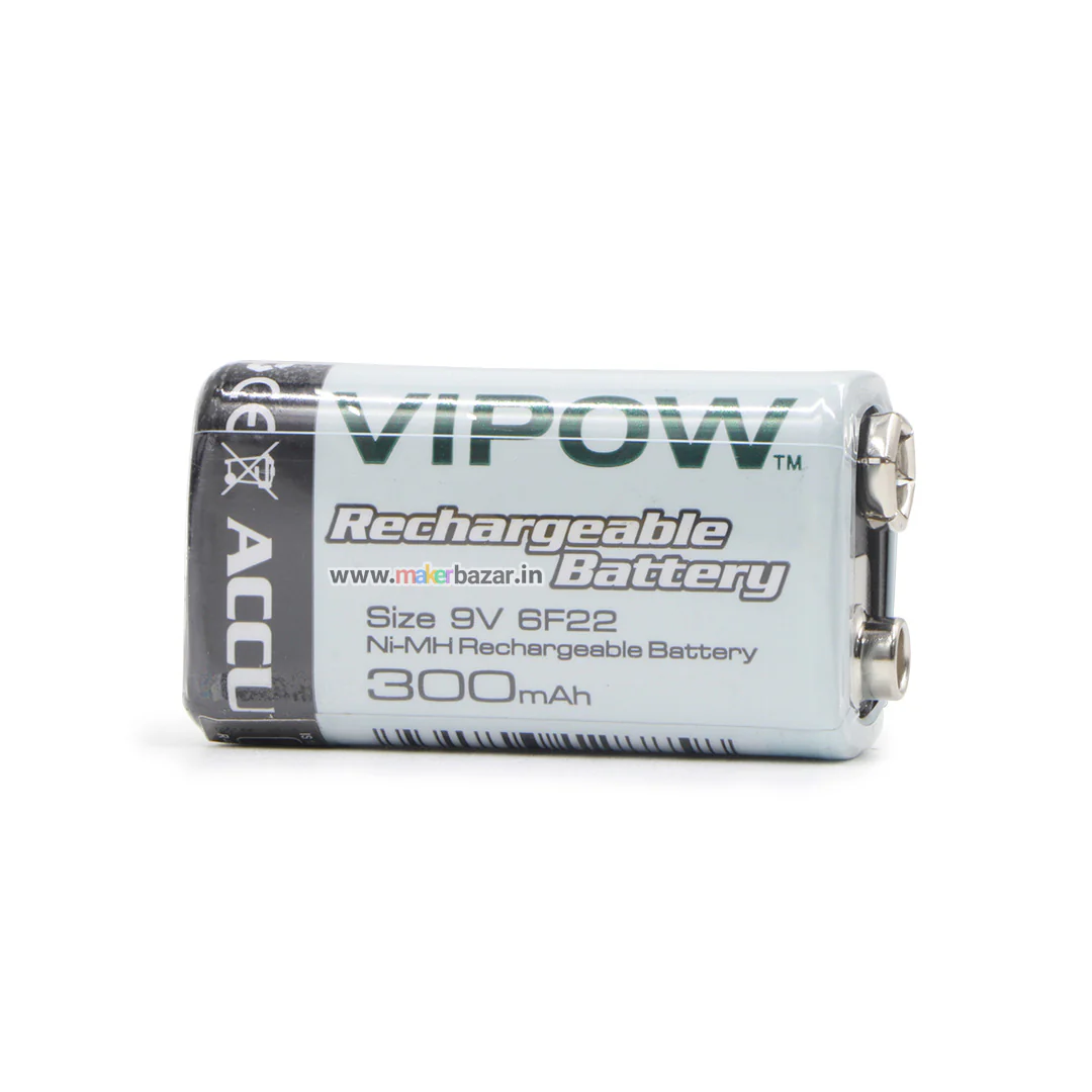 Vipow: ACCU 9Volt 300mAh Rechargeable NI-MH Battery - Image 5
