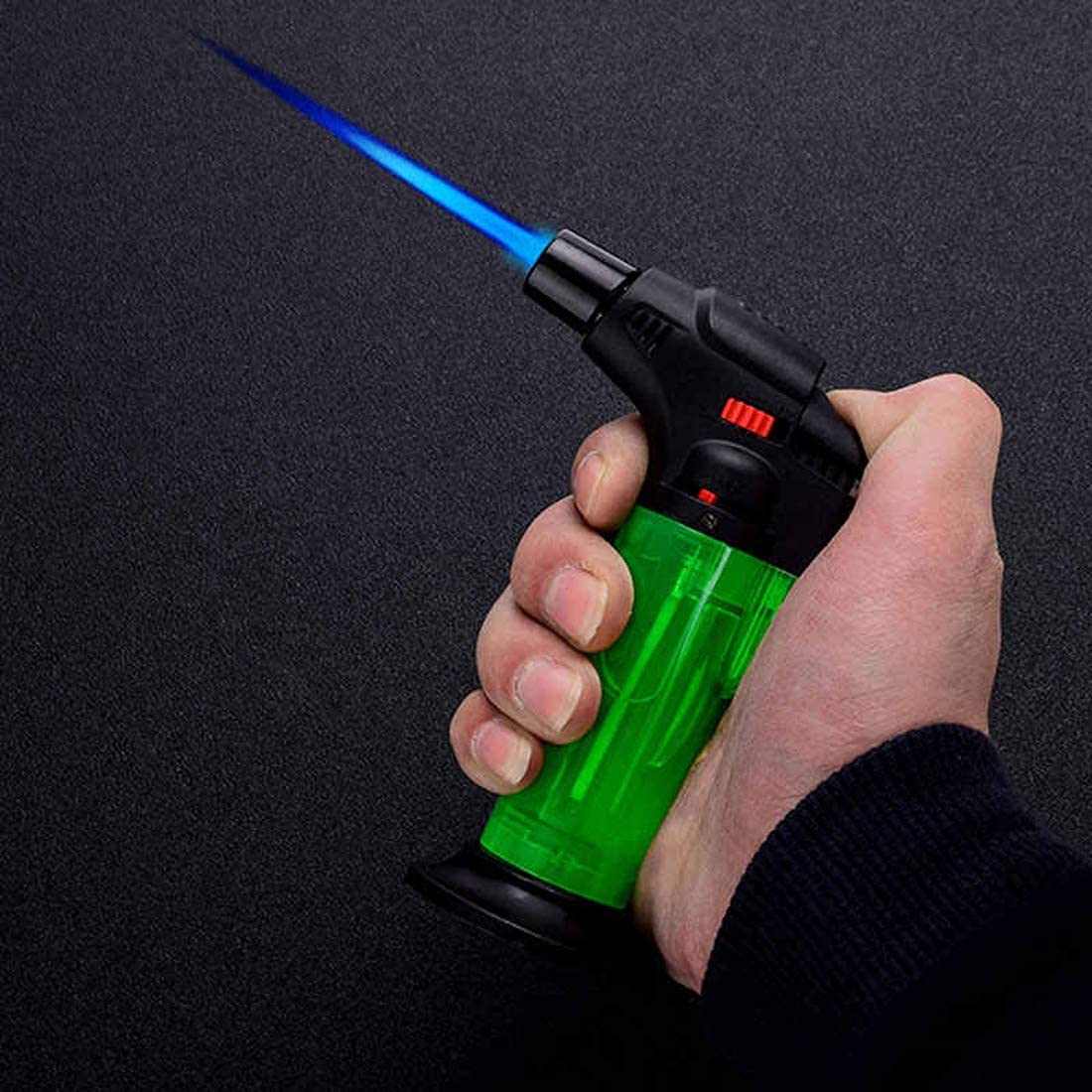 Windproof Refillable Butane Jet Torch Flame Gas Lighter Tool - Image 10
