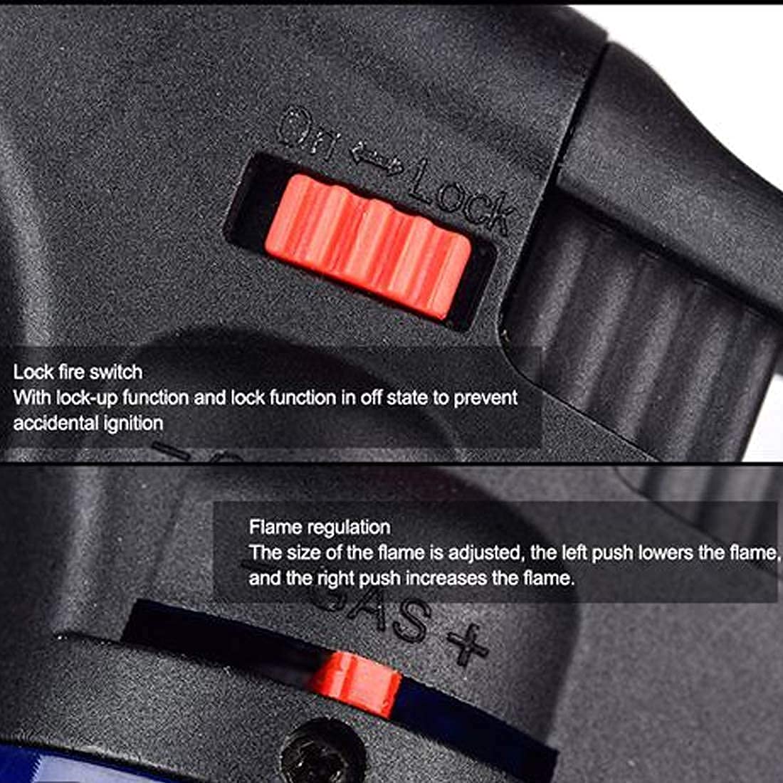 Windproof Refillable Butane Jet Torch Flame Gas Lighter Tool - Image 14