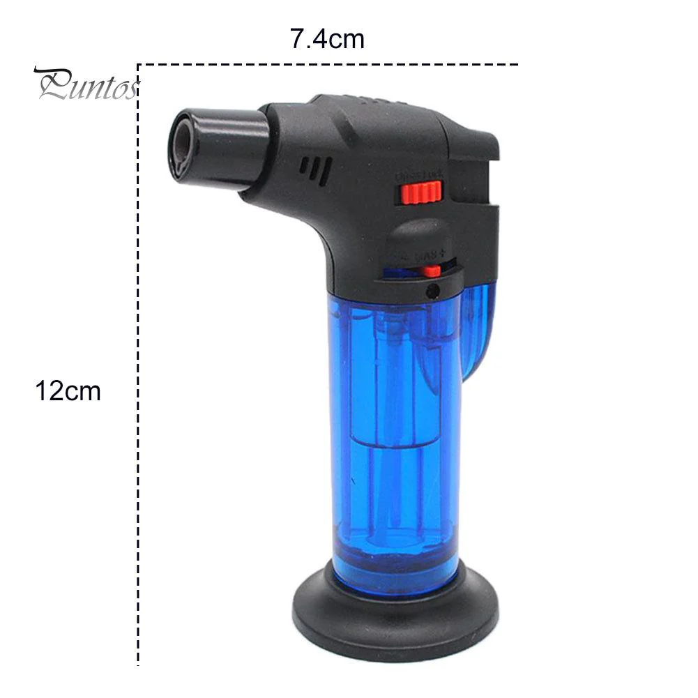 Windproof Refillable Butane Jet Torch Flame Gas Lighter Tool - Image 3
