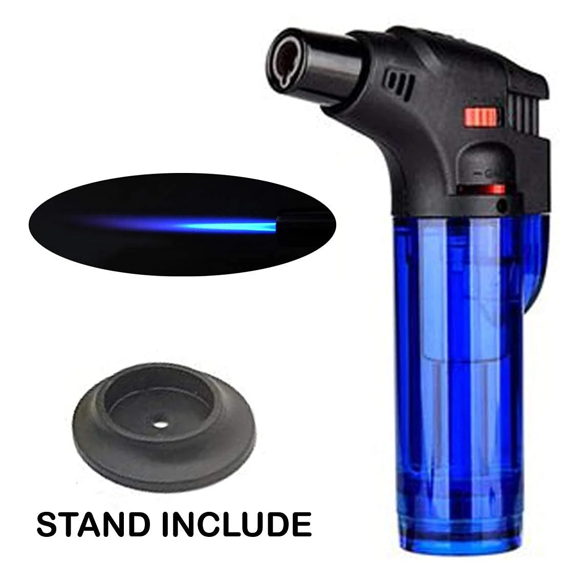 Windproof Refillable Butane Jet Torch Flame Gas Lighter Tool - Image 5