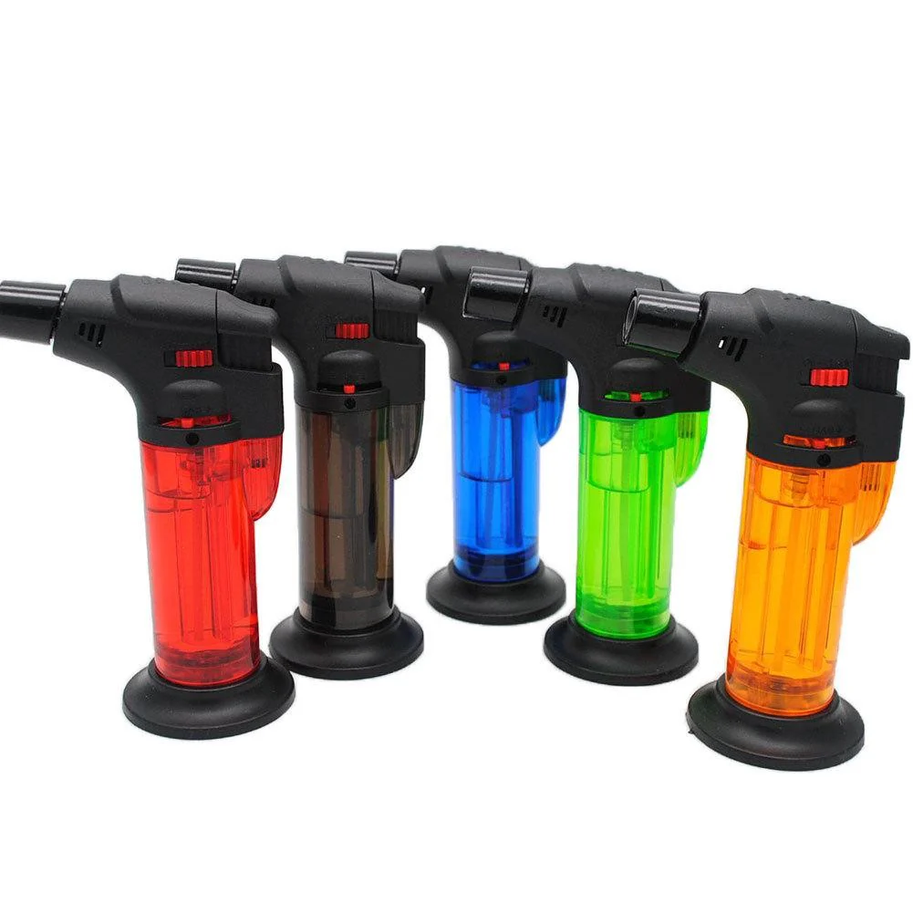 Windproof Refillable Butane Jet Torch Flame Gas Lighter Tool - Image 8