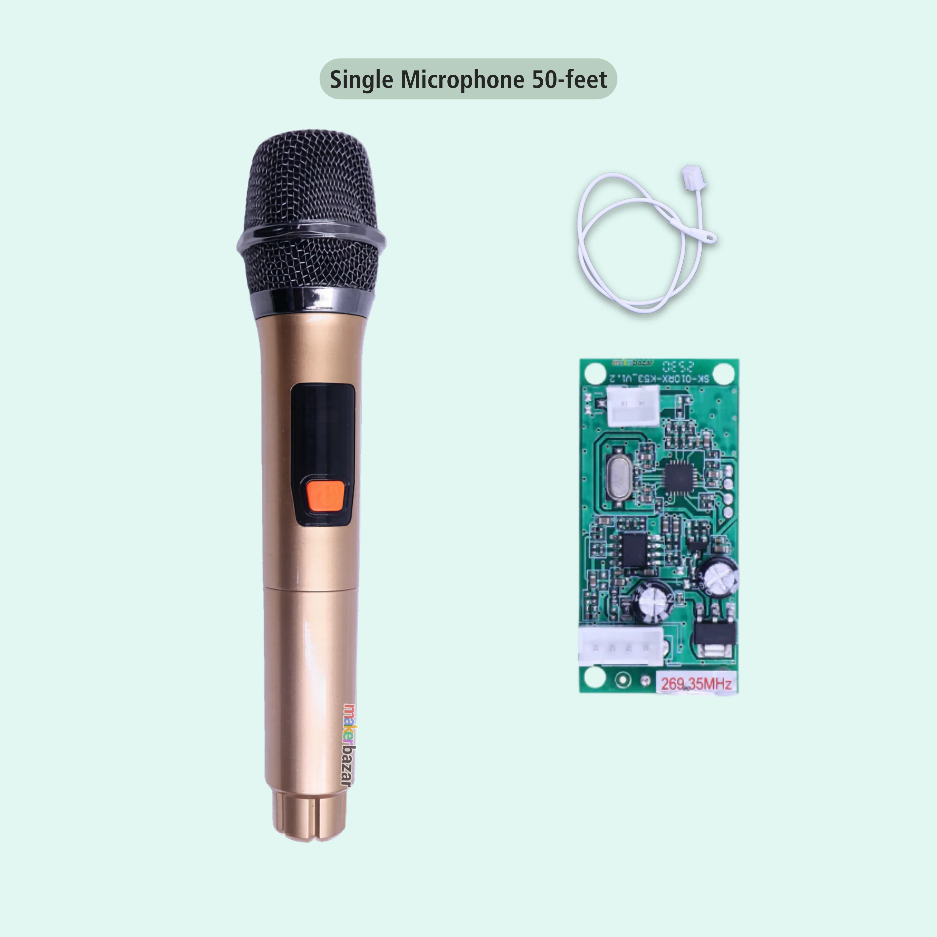 Wireless Microphone with Portable Receiver Module (Single/Dual) - Image 6