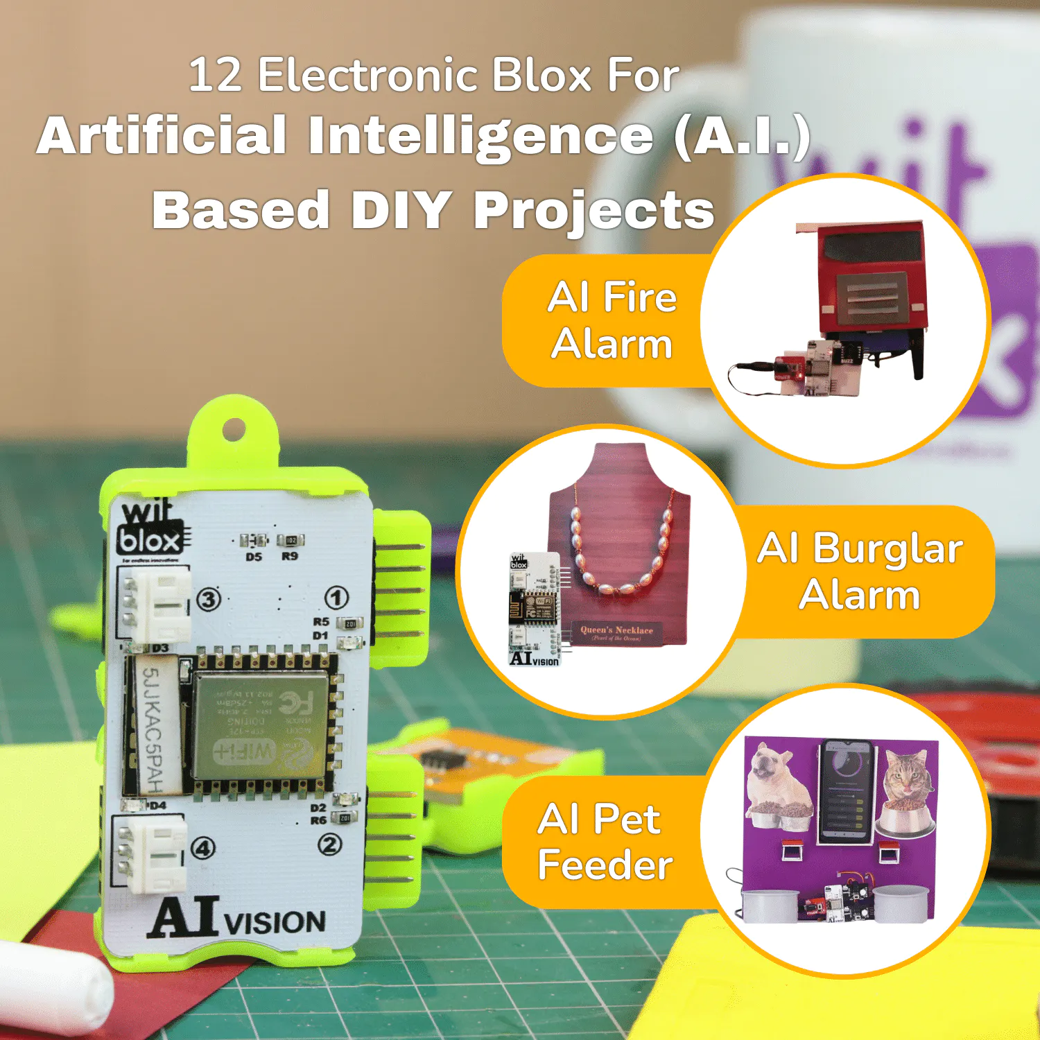 WitBlox Mega DIY Robotics Kit with Artificial Intelligence Edition [AI] - Image 5