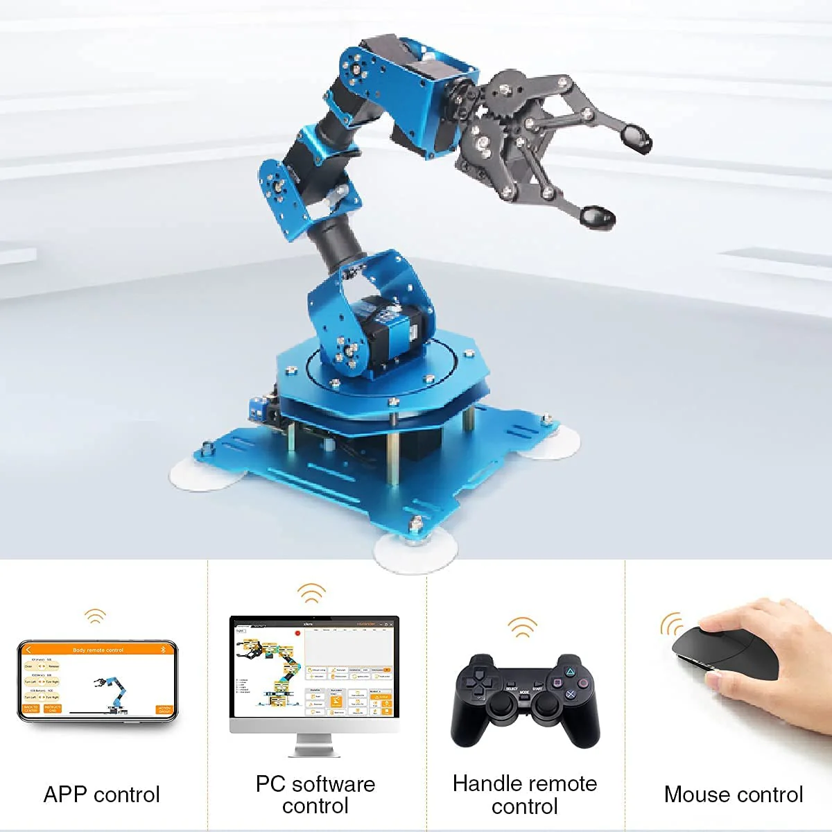 xArm 1S Programmable Intelligent Robotic Arm Complete Kit with Powerful and Robust Bus Servos - Image 3