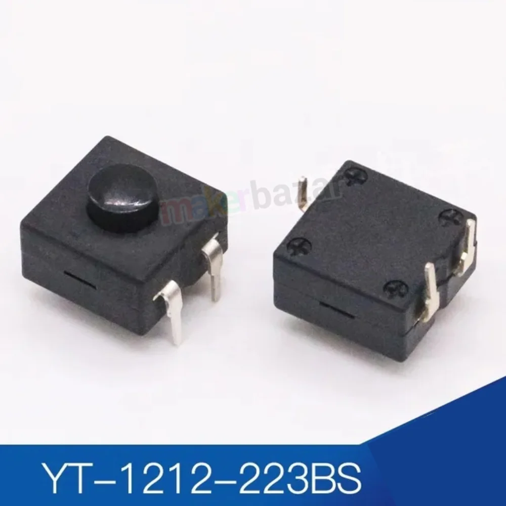 YT-1212 Flashlight Torch Switch Self-Lock Button 12x12mm - Image 9