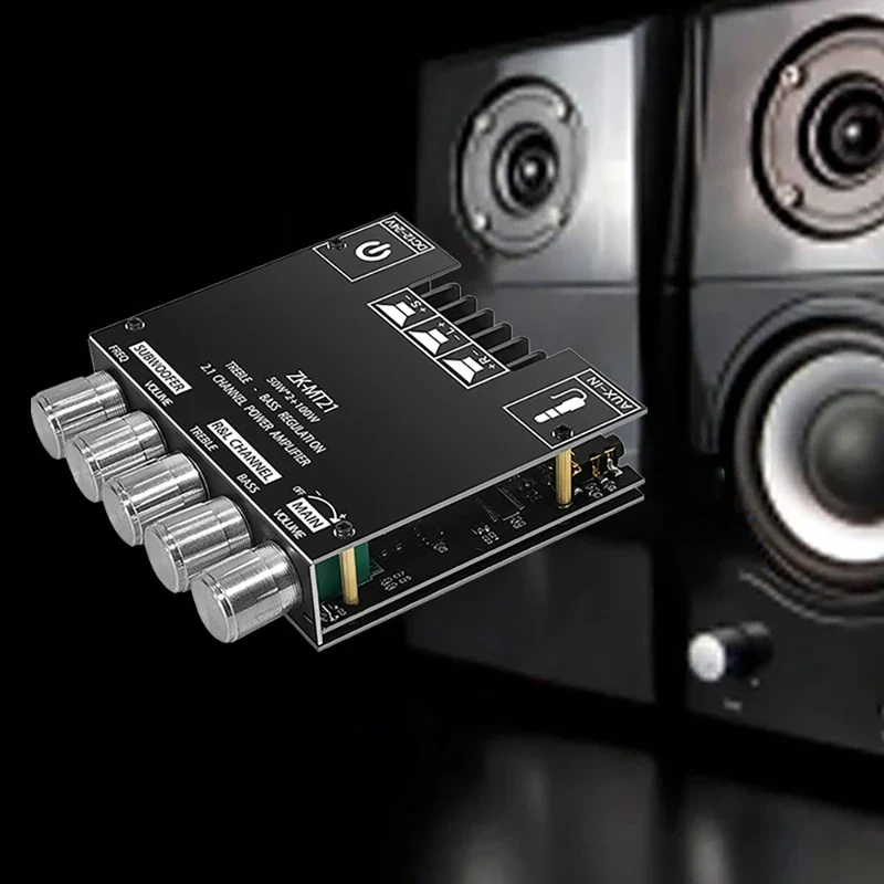 ZK-MT21 2.1 Channel Bluetooth Digital Amplifier Board 50WX2+100W - Image 5